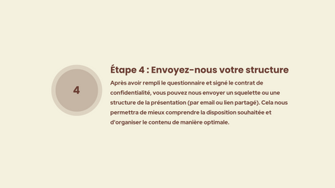 remplir le questionnaire - comment marche les présentations Prez To Market